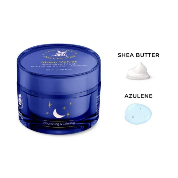 🌸 FaceTory Moon Velvet Sleeping Mask w/ Shea & Azulene NIB / NWT - Picture 7 of 16